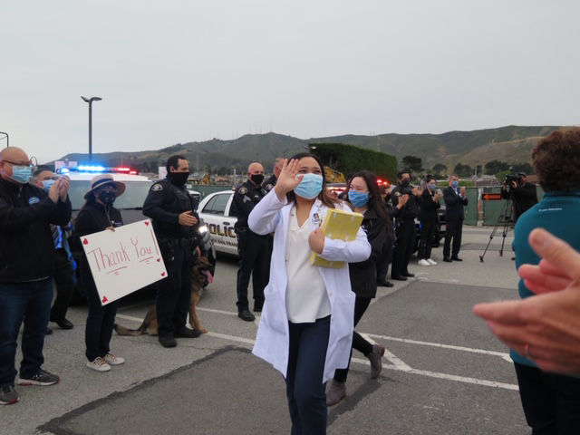Front-line workers in South San Francisco